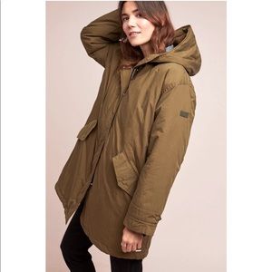 Anthropologie/Scotch&Soda Leopard-Lined Anorak